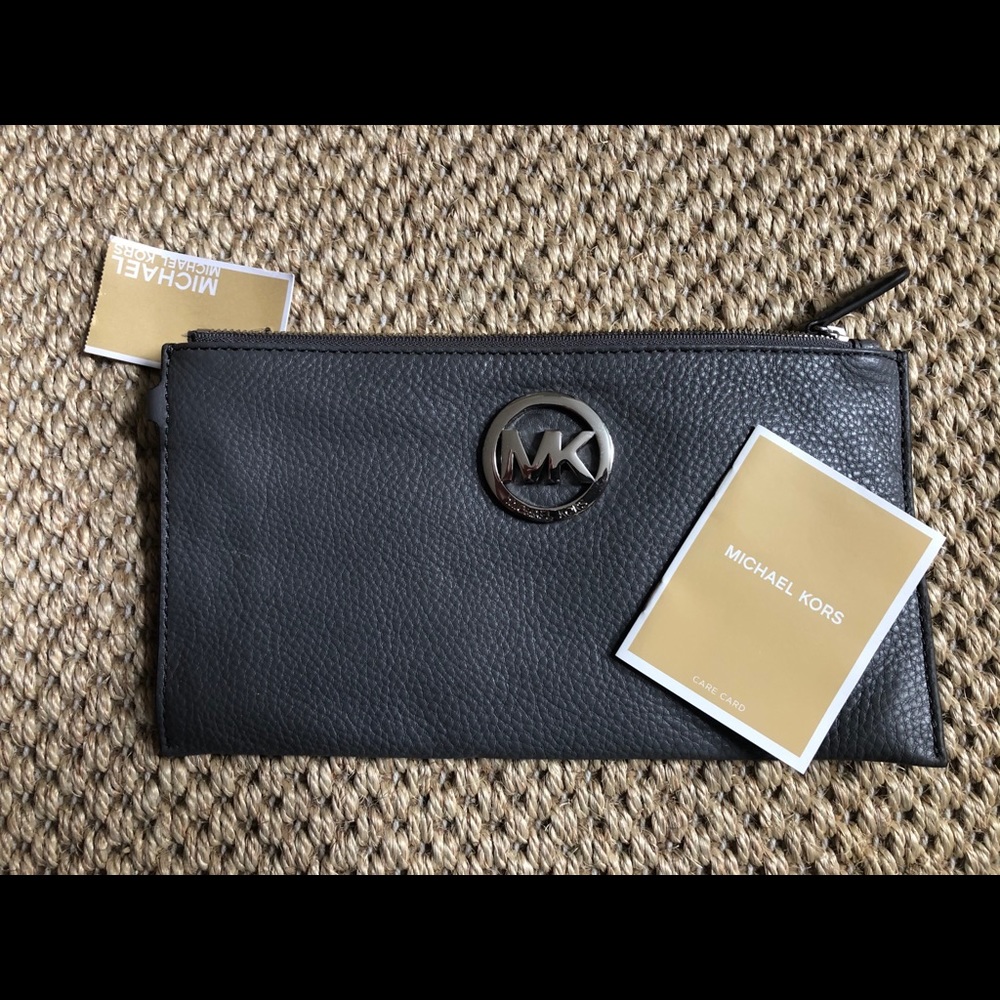 NWT Michael Kors Fulton clutch